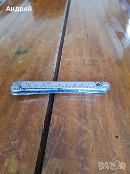 Стар метален метър W&F, снимка 1