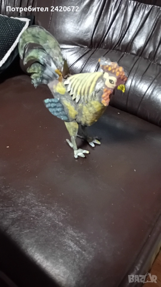 метална декорация петел, снимка 1