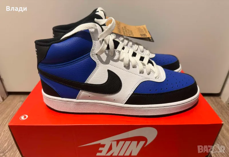 Обувки Nike Court Vision Mid NN AF сини, снимка 1