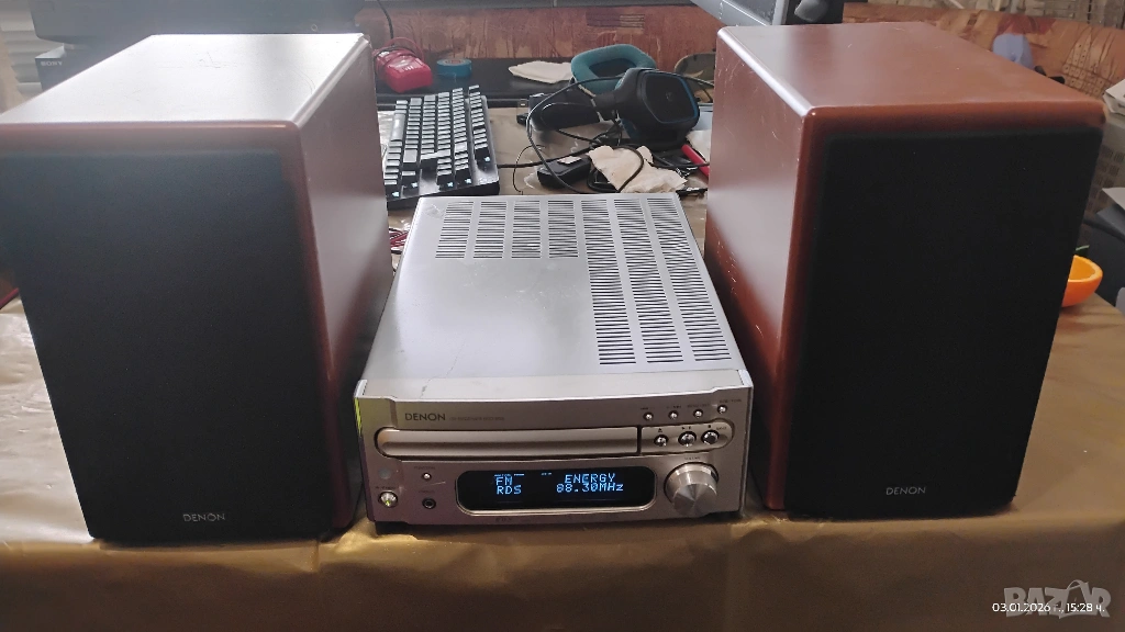 Mini Hi-Fi система Denon RCD-M33 / SC-M37, снимка 1