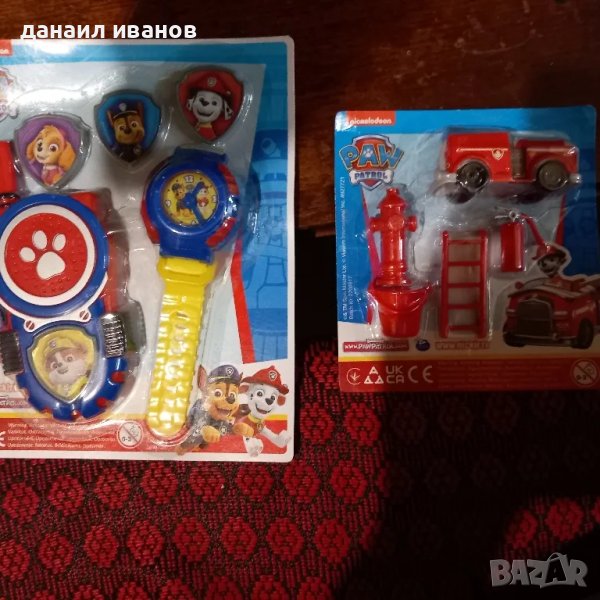 часовник/уоки токи/и пожарна кола лот играчки , снимка 1