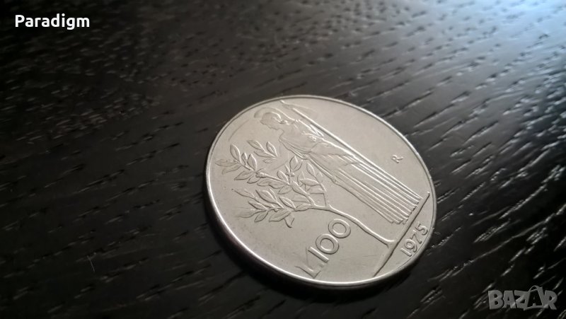 Монета - Италия - 100 лири | 1975г., снимка 1