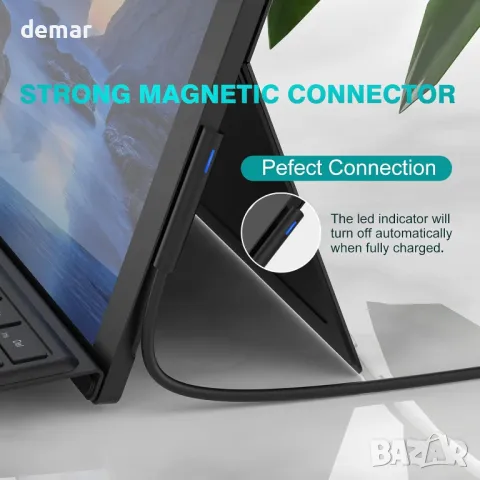 Зарядно за Surface, 102W зарядно за Microsoft Surface, снимка 3 - Друга електроника - 50422048