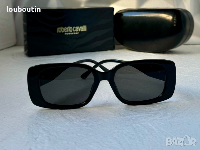 Roberto Cavalli дамски слънчеви очила правоъгълни, снимка 5 - Слънчеви и диоптрични очила - 44913591