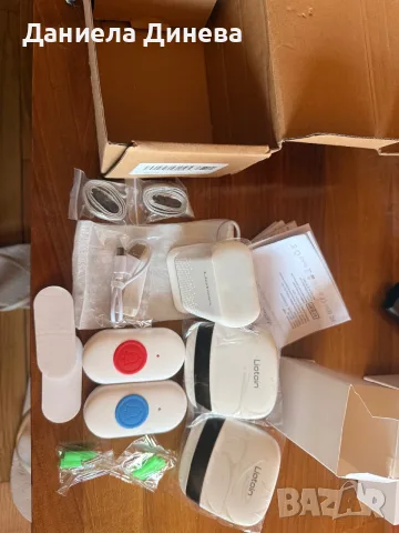 безжична система за повикване (паник бутон) за болногледачи Liotoin Wireless Caregiver Pager, снимка 2 - Ролатори - 55962822