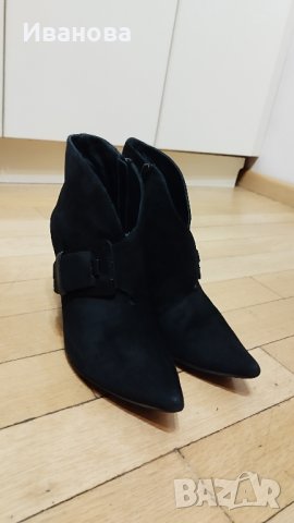  Италиански елегантни дамски боти CAFE NOIR , снимка 2 - Дамски боти - 44482486