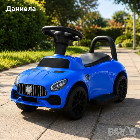 Детска кола за бутане с родителски контрол 2 в 1 – Светлини, звуци и педал за газ, снимка 3 - Детски велосипеди, триколки и коли - 56049198