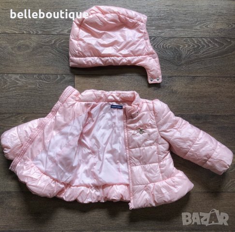 Топло зимно пухкаво яке за бебе 6-9 мес. Original Marines, снимка 3 - Бебешки якета и елеци - 29778044