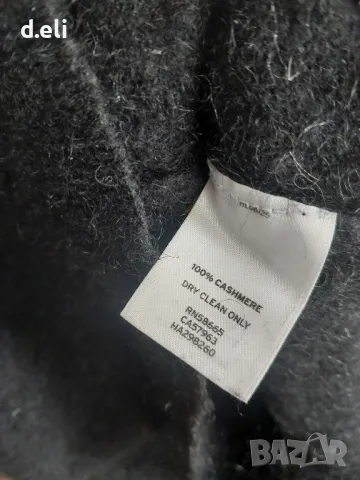 Halogen Size S 100% Кашмир Черен пуловер, снимка 5 - Блузи с дълъг ръкав и пуловери - 47574121