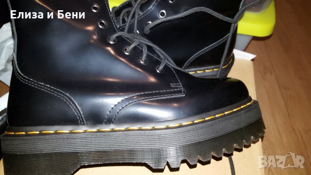 Н: 38 и 42 ОРИГИНАЛНИ нови ботуши кубинки номер 38 и 42 DR. MARTENS на плаформа, снимка 2 - Дамски ботуши - 35131463