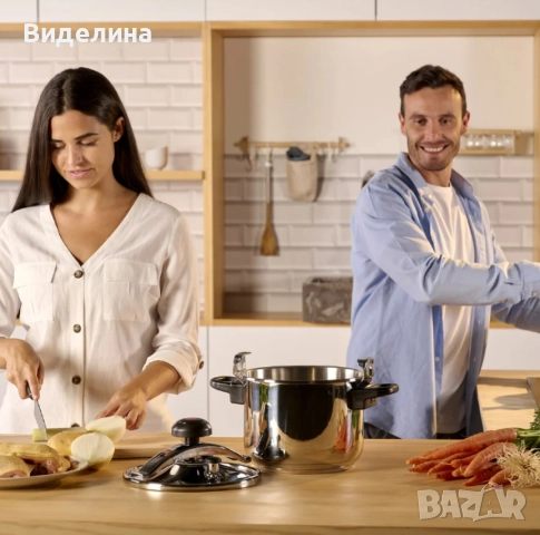 Тенджера под налягане Taurus Classic Moments 4L, снимка 3 - Съдове за готвене - 51999649