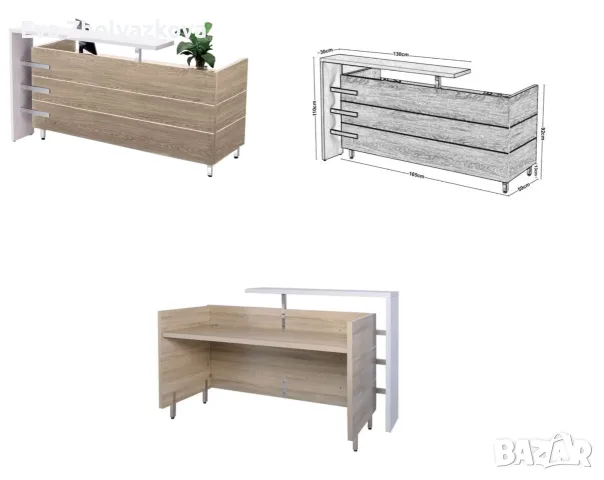 Бюро , бар, рецепция ПДЧ, без забележки, снимка 4 - Бюра - 56074261