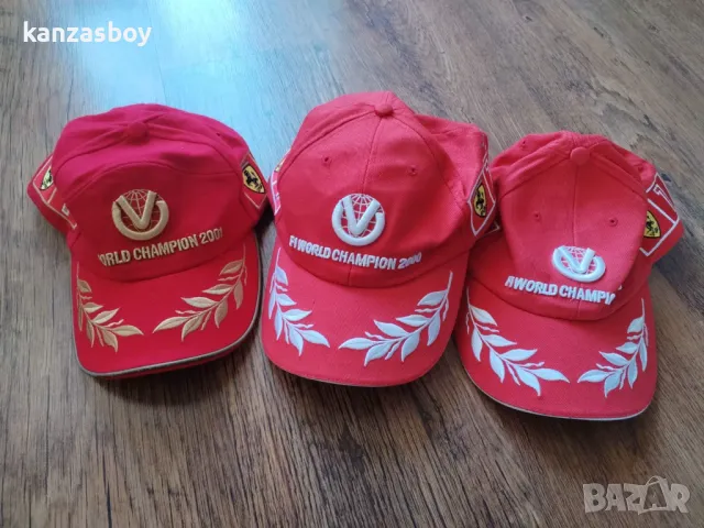 FERRARI F1 - страхотни колекционерски шапки , снимка 2 - Шапки - 49400561