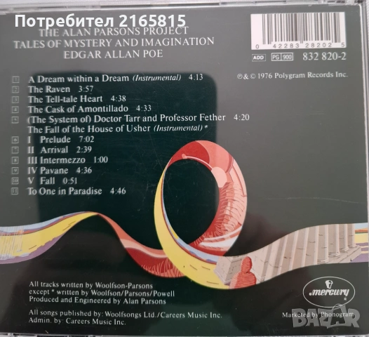 Alan Parsons Project  Cd, снимка 2 - CD дискове - 54316295
