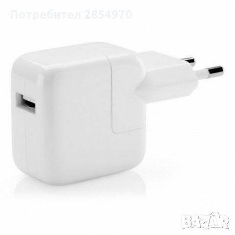 Оригинално Apple зарядно за iPad / iPhone / iPod - 10W - 2.1A , снимка 1 - Оригинални зарядни - 31898706