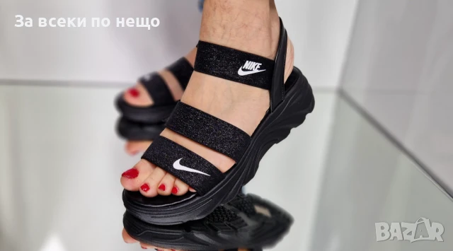 Nike Дамски Черни Сандали Найк от 36 до 41 номер Код P740, снимка 6 - Сандали - 50678910
