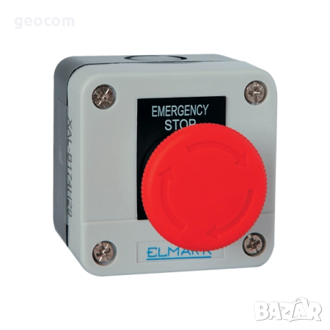 АВАРИЕН БУТОН EL1-B174 1НЗ IP44 ЧЕРВЕН, снимка 2 - Друга електроника - 51873170