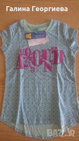 Чисто нова тениска за момиче Бенетон с етикет