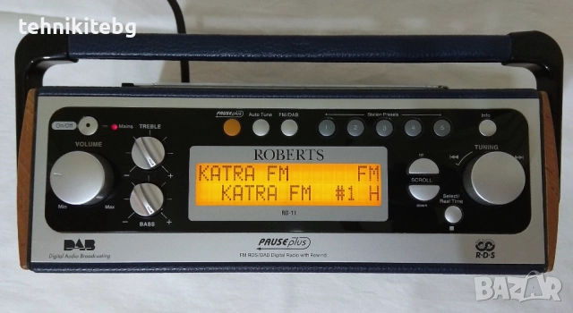 ⭐⭐⭐ ROBERTS RD-11 ⭐⭐⭐ Aнглийско дизайнерско радио с DAB/FM тунер с RDS,PTY,RT,CT, снимка 3 - Радиокасетофони, транзистори - 26269154