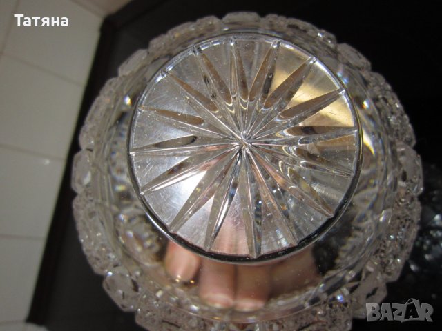 КРИСТАЛНИ ЧАШИ ЗА УИСКИ  ПО 12 БРОЯ КОМПЛЕКТ  ;КРИСТАЛНА СФЕРА -БОХЕМИЯ и др       , снимка 11 - Сервизи - 31542717