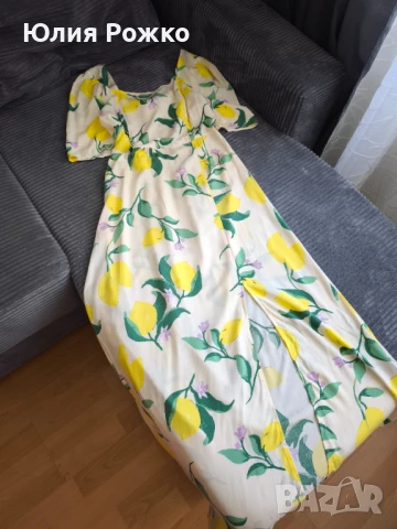 Дълга рокля 100% вискоза, снимка 8 - Рокли - 50873741