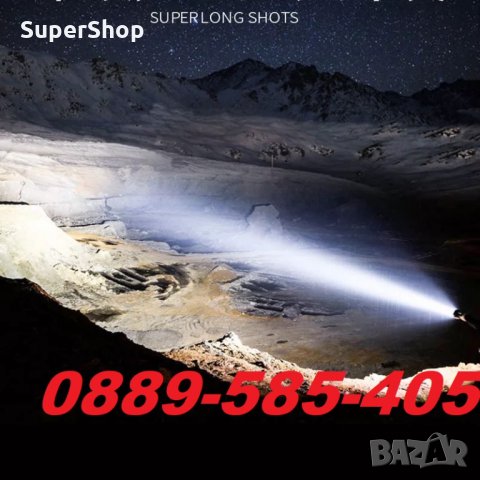 Мощен LED Акумулаторен Фенер BL-830 с USB за лов риболов къмпинг, снимка 4 - Къмпинг осветление - 32192399