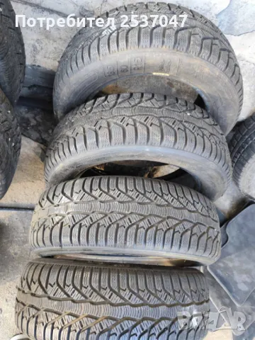 4бр зимни гуми KLEBER 185/60/15, снимка 2 - Гуми и джанти - 48037767