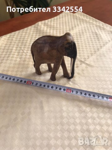 ФИГУРА ДЪРВОПЛАСТИКА РЕЗБА СТАТУЕТКА СКУЛПТУРА-СЛОН, снимка 8 - Статуетки - 42865279
