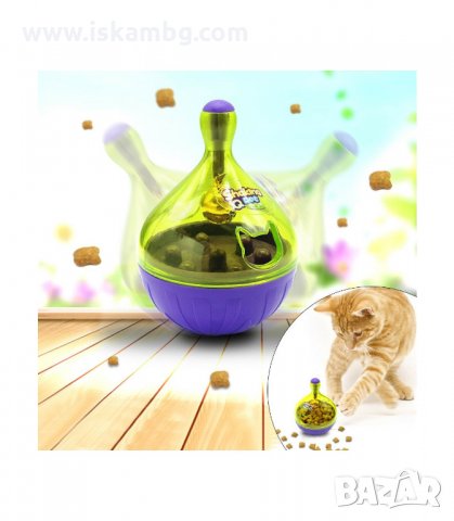 ИГРАЧКА ЗА КУЧЕ/КОТЕ ЛЮЛЕЕЩА СЕ ТОПКА С ХРАНА - код 2733, снимка 12 - За кучета - 33920667