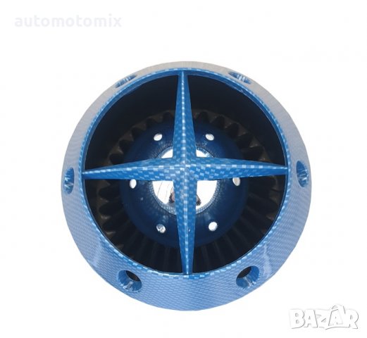 Спортен въздушен филтър универсален,Син Карбон 1605, снимка 2 - Аксесоари и консумативи - 39929660