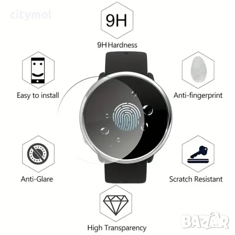 9H закален стъклен протектор за Huawei Watch GT 4, 46mm, Clear, снимка 2 - Фолия, протектори - 48371761