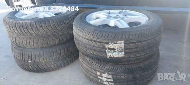 Джанти с гуми 5х112 ЕТ35-16 цола с гуми: AUDI,SEAT,MERCEDES,SKODA,WV