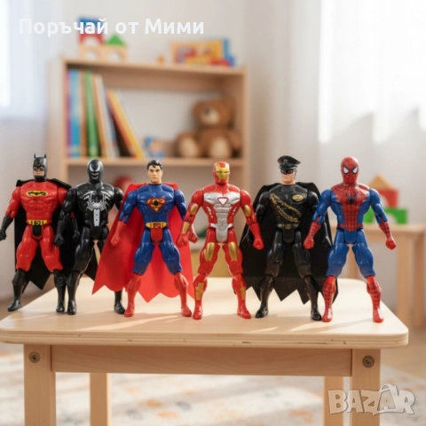 Комплект Супергерои - 6 броя Heroes Super Team