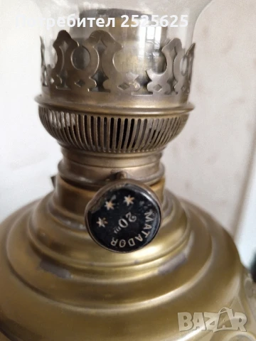 Голяма настолна газена лампа "Матадор 20", снимка 3 - Антикварни и старинни предмети - 50848925