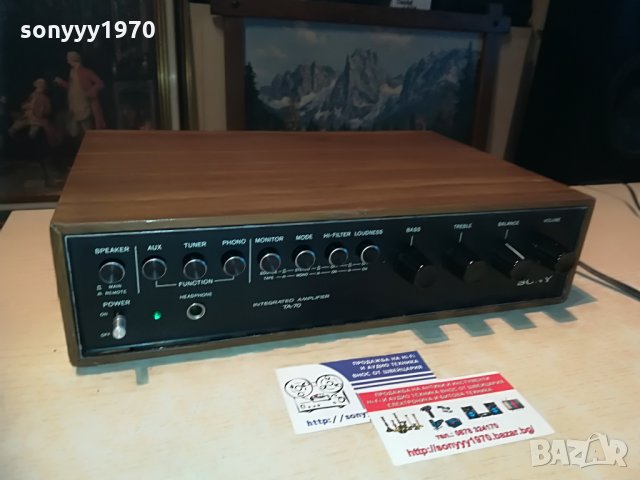 🛑SONY RETRO AMPLIFIER-MADE IN JAPAN, снимка 2 - Ресийвъри, усилватели, смесителни пултове - 29098715