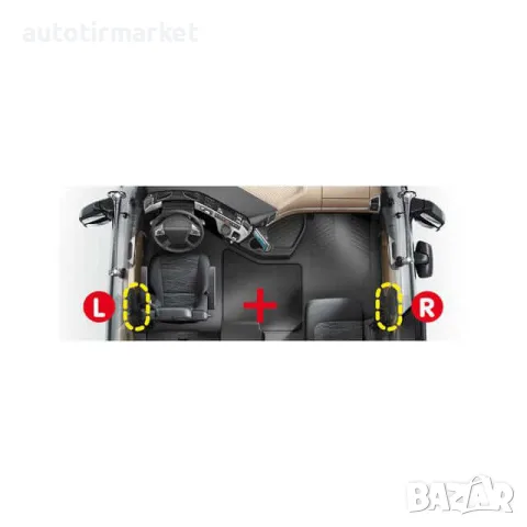 Вътрешни ключалки за кабина за MAN TGX – '97988 – Lampa, снимка 5 - Аксесоари и консумативи - 56051958