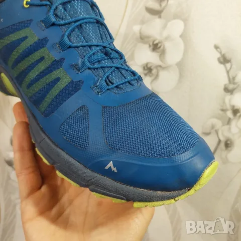 туристически обувки  MCKINLEY KANSAS II AQB BLUE PETROL/GREEN LIME  номер 45, снимка 15 - Маратонки - 42346631