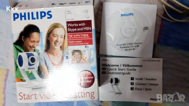 Уеб камера Philips, снимка 1 - Камери - 31097390