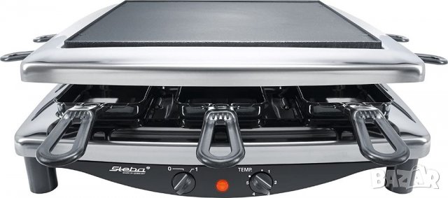 Steba RC 3 Plus раклет грил, хром, хром, снимка 6 - Скари - 39718698