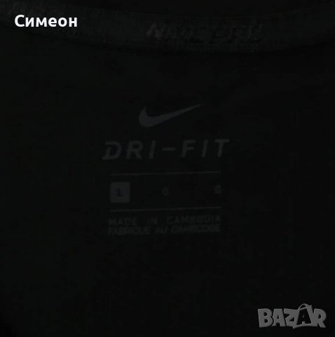 Nike PRO Cool DRI-FIT оригинална тениска L Найк спортна фланелка спорт, снимка 3 - Спортни екипи - 37169161