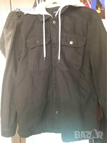 Ново дънково яке с качулка., снимка 5 - Якета - 42156197