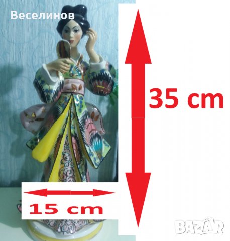 Статуетка статуетки на Японка - италиянски порцелан