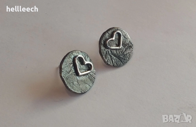 Сребърни обеци