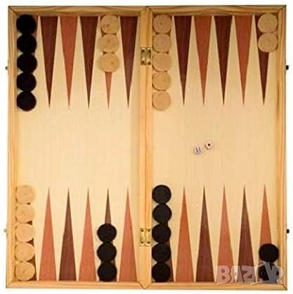 Дъска за шах, дъска за табла, голяма 48х48см, дървена шахматна дъска за табла и дама, Шахмат, Игра, снимка 8 - Шах и табла - 28527992