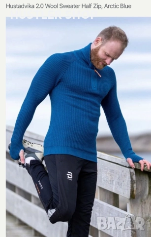 Мъжки вълнен пуловер LANULVA. Размер L