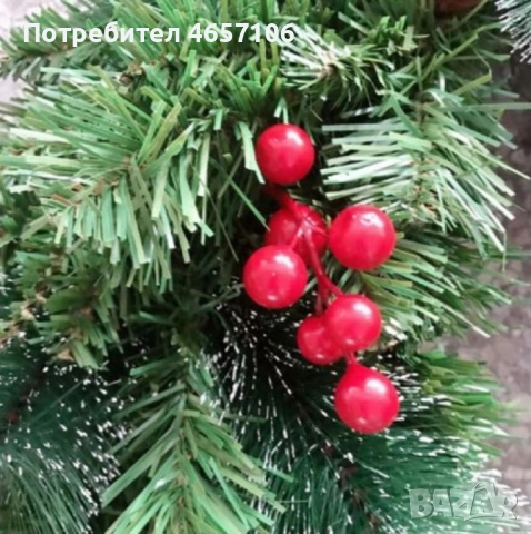 Голям коледен венец за декорация, снимка 4 - Декорация за дома - 52494263