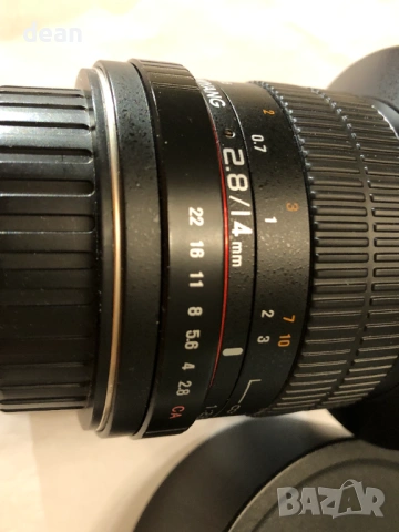 Обектив за Nicon z Samyang, снимка 9 - Обективи и филтри - 54115415