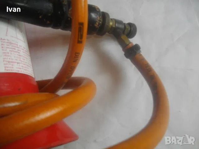 KAYSER WERK ОРИГИНАЛНА НЕМСКА ГАЗОВА ГОРЕЛКА ПРОПАН-БУТАН СЪС ЗАРЕЖДАЕМА БУТИЛКА 3,0 кг ПОЧТИ НОВА, снимка 10 - Други инструменти - 49637920