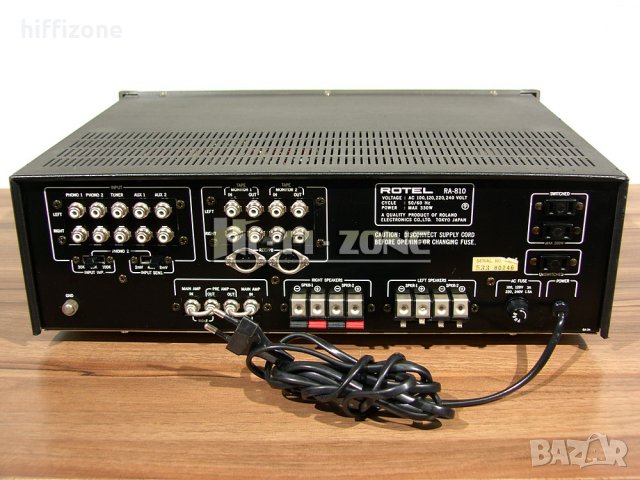 УСИЛВАТЕЛ  Rotel ra-810 , снимка 6 - Ресийвъри, усилватели, смесителни пултове - 34459370