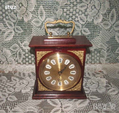 Немски настолен часовник Weimar, снимка 2 - Антикварни и старинни предмети - 54238114